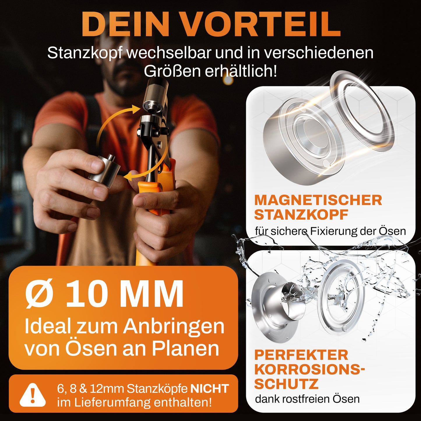 Ösenzange Alpha Ø10mm